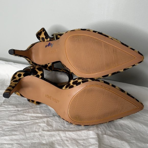 Nine West Leopard Print Heels - Picture 8 of 11